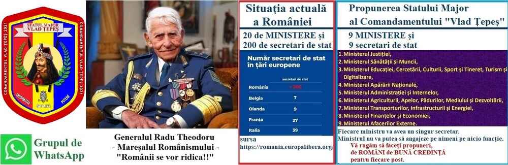 „Românii se vor ridica” - dl general aviator veteran de război Radu Theodoru